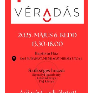 Véradás plakát